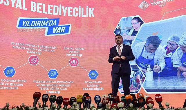 Bursa Yıldırım Belediye Başkanı, 5 yılı değerlendirdi