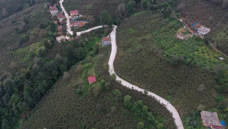 Ordu’da grup yollarına beton ve asfalt konforu