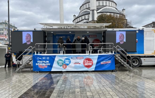 Yüzyılın Dönüşümü İstanbul kampanyası bilgilendirme tırlarına yoğun ilgi