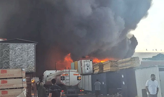 Ankara’da Hurdacılar Sitesi’nde yangın çıktı