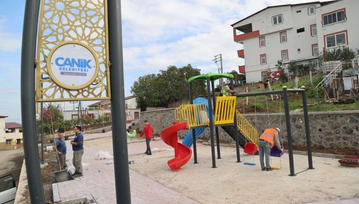 Canik’te yeni parklar hayat buluyor