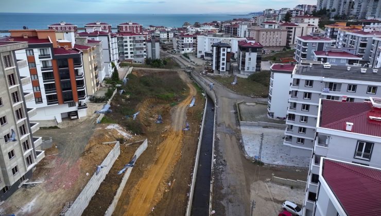 Sazak Deresi’nde ıslah çalışmaları tamamlandı!