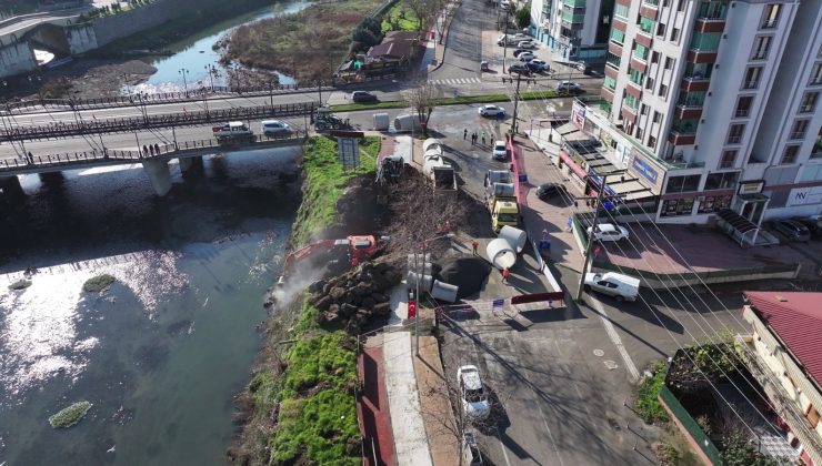 İlkadım’da 40 milyon liralık yağmur suyu hattı yatırımı!