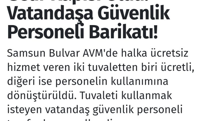 Bulvar AVM fena sıkıştı!